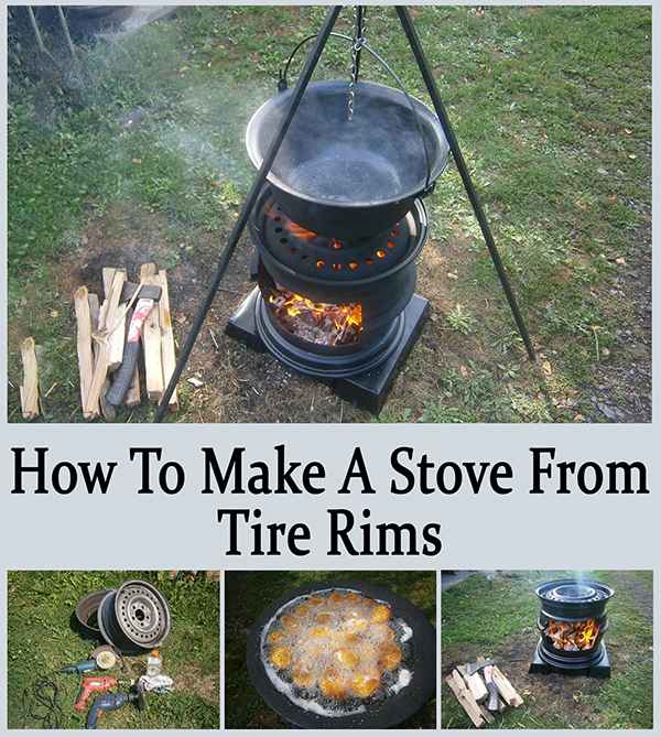 Diy Stove Made From Used Tire Rims Ask A Prepper