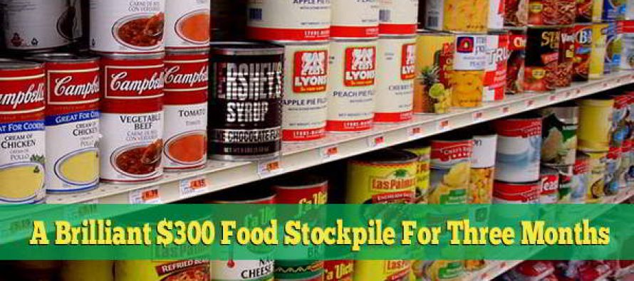 stockpile food