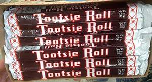 Tootsie Rolls or PAYDAY Bars