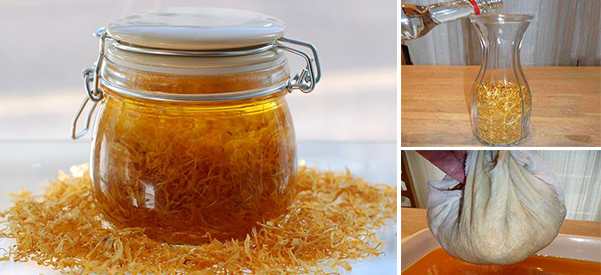 diy esential oils with calendula