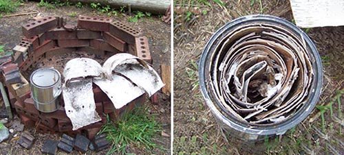 3. barkstrips How To Make Fuel From Birch Tar