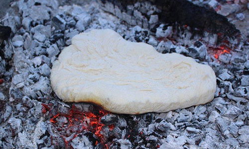 How To Grind Cattails And Make Bread 